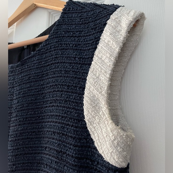 Chanel Art A-Line Scoop Neck Dress in Blue - Picture 8 of 15